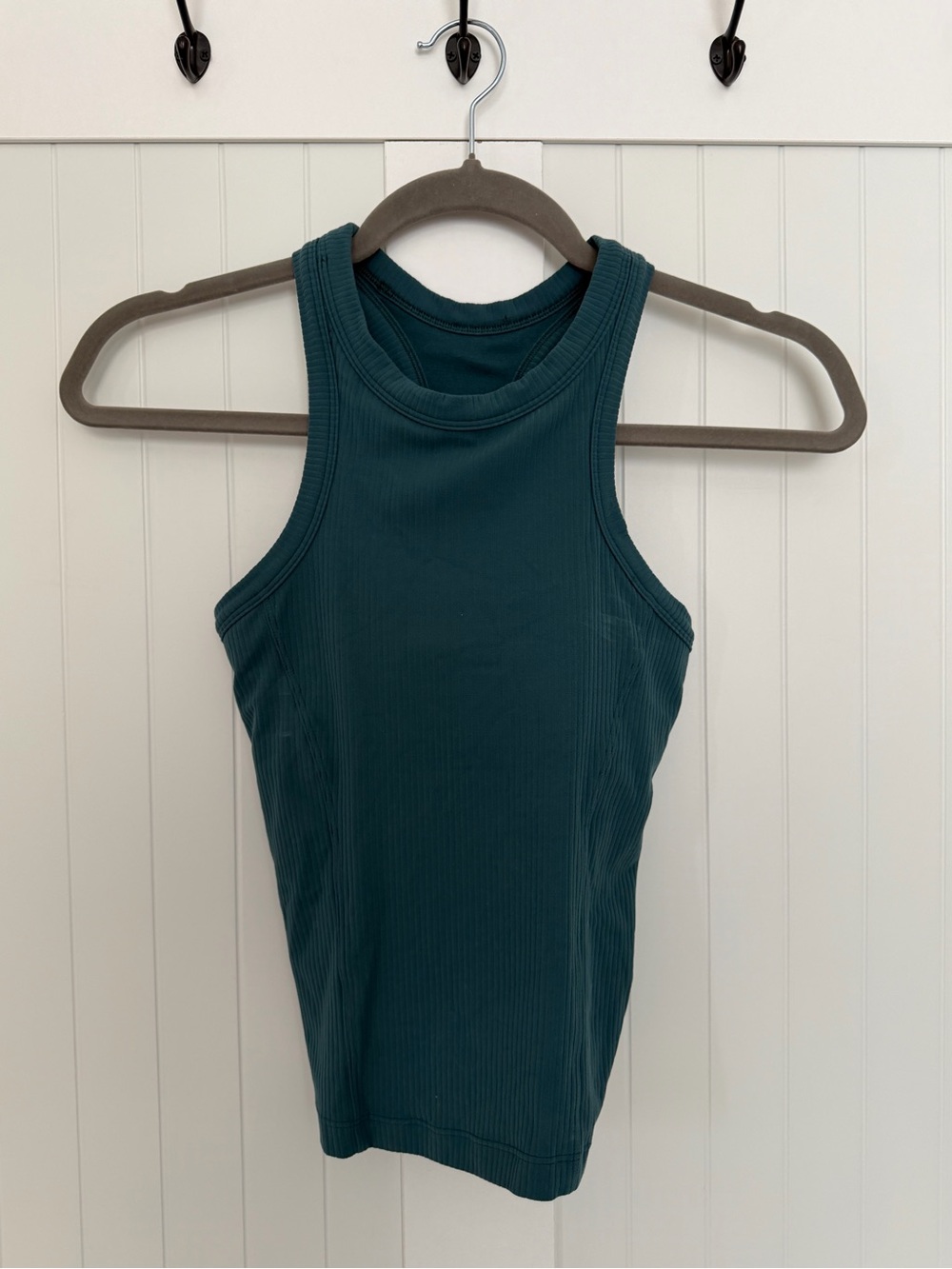 Women's Ribbed Lululemon Tank Top - Teal